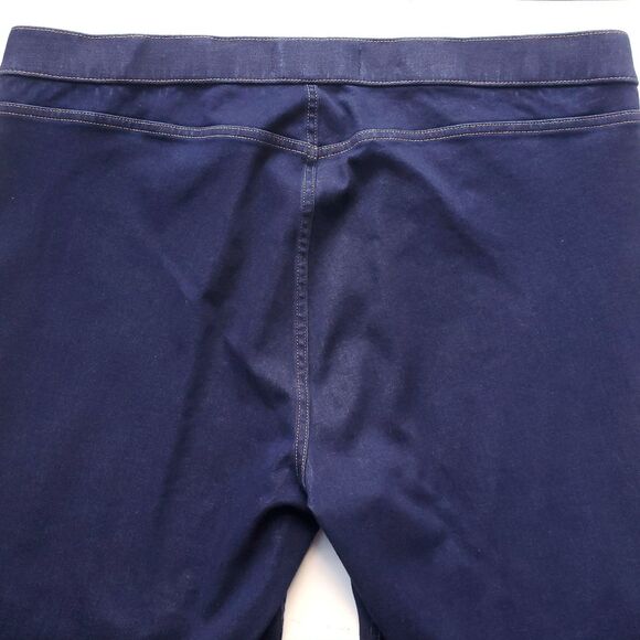 Soft Surroundings Pull On Jegging Jeans Size 2X Dark Blue Stretch Denim 5FY36 - Picture 7 of 12